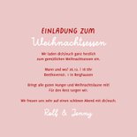 Einladung zum Weihnachtsessen Cartoon Puten-Dinner 3