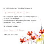 Einladung zur Firmung Blumenwiese 3