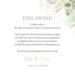 Einladung zur Hochzeit Aquarellzweige 3