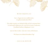 Einladung zur Hochzeit Ginkgoblätter Stempel 3