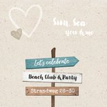 Einladung zur Hochzeit Wegweiser Sommerfeeling 2