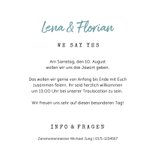 Einladung zur Hochzeit Wegweiser Sommerfeeling 3