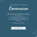 Einladung zur Kommunion Foto auf Kraftpapier 3