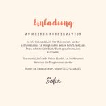 Einladung zur Konfirmation Frühlingsblumen & Foto 3