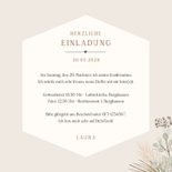 Einladung zur Konfirmation Gesteck aus Trockenblumen 3