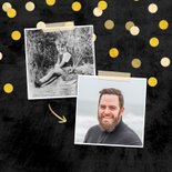 Einladung zur Party Goldene Konfetti 2