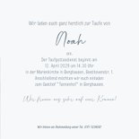 Einladung zur Taufe blaue Berge Aquarell 3