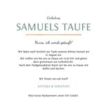 Einladung zur Taufe süße Giraffen und Foto innen 3