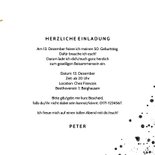 Einladungskarte 50. Geburtstag 1976-2026 mit Foto 3