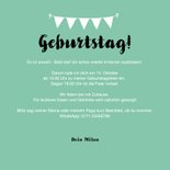 Einladungskarte 6. Geburtstag Foto und Text 3