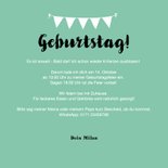 Einladungskarte 6. Geburtstag Foto und Text 3