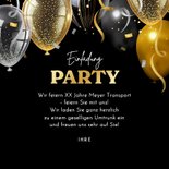 Einladungskarte Firmenfeier Jubiläum Party 3