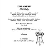 Einladungskarte Foto Kraftpapier Grillfest 30. Geburtstag 3