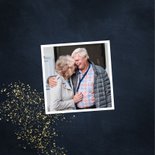 Einladungskarte Goldene Hochzeit 50 Gold 2