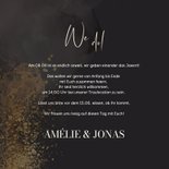 Einladungskarte Hochzeit Wasserfarbe Grau und Gold 3