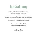 Einladungskarte Housewarming mit Fotos und Herzen 3