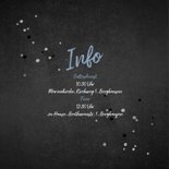 Einladungskarte Kommunion Foto auf Kreidetafel 2