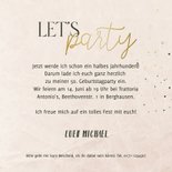 Einladungskarte mit Foto zum 50. Geburtstag Aquarell  3