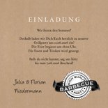 Einladungskarte zum Barbecue-Sommerfest 3