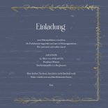 Einladungskarte zum Dienstjubiläum Sektgläser 3