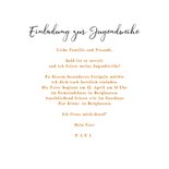 Einladungskarte zur Jugendweihe Fotocollage 3