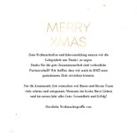 Firmen-Weihnachtsgrüße minimalistisch 'Merry Xmas' 3