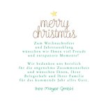 Firmen-Weihnachtskarte Aquarell Weihnachtskranz 3