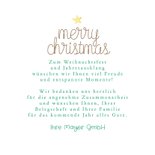 Firmen-Weihnachtskarte Aquarell Weihnachtskranz 3