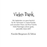 Firmen-Weihnachtskarte Jurist Weihnachtsmann Richter 3
