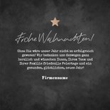 Firmen-Weihnachtskarte mit Label und Zweigen 3