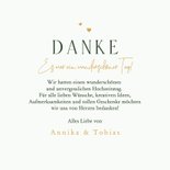 Foto-Dankeskarte Winterhochzeit Tannenbäume  3