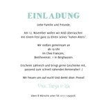 Foto-Einladung 50. Geburtstag Mann mit Stock 3