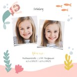 Foto-Einladung 6. Kindergeburtstag Schildkröte Meerjungfrau 2