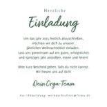 Foto-Einladung Weihnachtsessen Mitarbeiter Lichterkette 3
