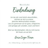 Foto-Einladung Weihnachtsessen Mitarbeiter Lichterkette 3