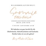Foto Geburtskarte Sternzeichen Krebs Goldsternchen 3