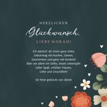 Foto-Geburtstagskarte Blumen 3