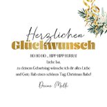 Foto-Geburtstagskarte Winter-/Weihnachtslook 3