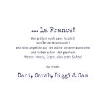 Foto-Grußkarte aus Frankreich' Bonjour de ...'  3