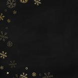 Foto-Weihnachtskarte goldene Schneeflocken Schleife 2