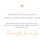 Foto-Weihnachtskarte vier Fotos und Stern 3