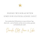 Foto-Weihnachtskarte vier Fotos und Stern 3