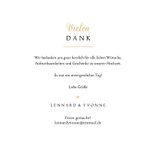 Fotocollage Danksagung Hochzeit klassisch 3