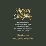 Fotocollage mit 4 Fotos und Weihnachtsgruß 'Merry Christmas' 3