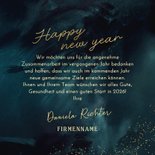 Fotocollage-Neujahrskarte geschäftlich Goldschrift 3