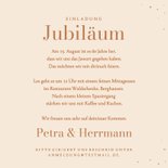 Fotokarte 60. Jubiläum Einladung Kupfer 3