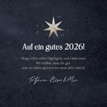 Fotokarte 'Frohes neues Jahr' Faltsterne silber blau 3