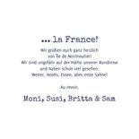 Fotokarte Grüße aus Frankreich ' Bonjour de ...' 3