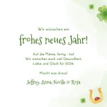 Fotokarte Neujahrsgrüße Glücksbringer 3