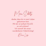 Fotokarte Valentin 'I love you so much' rosa-rot 3